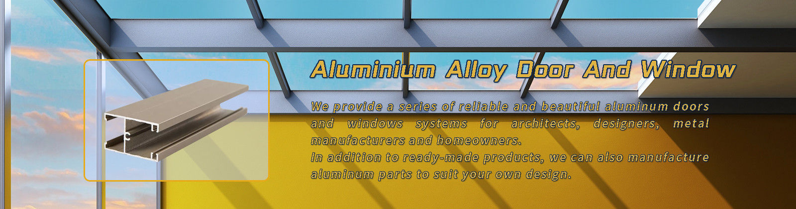 Profili di alluminio standard dell'estrusione