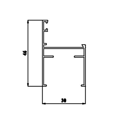 Porta e finestra lavoranti della lega di alluminio di alta sicurezza di CNC