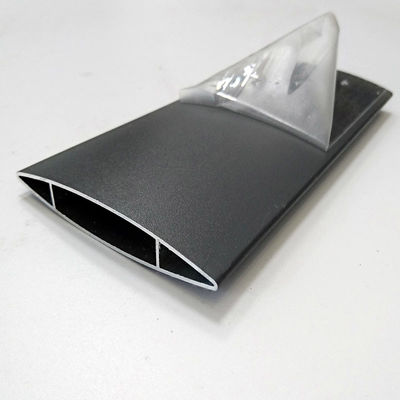 profili di alluminio neri d'argento dell'estrusione di 6M Tent Tube Anodized