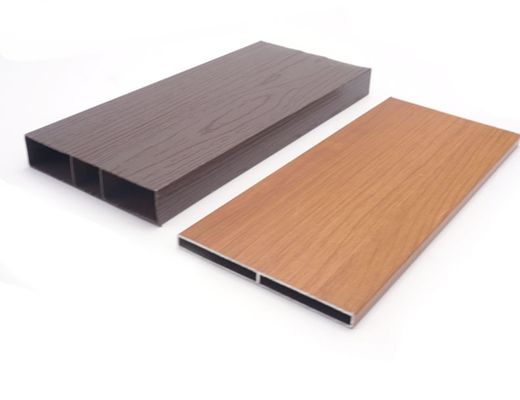 Profili di alluminio del grano della mobilia di legno di colore 6M Desk Square Tube