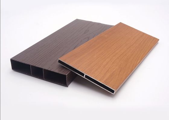 Profili di alluminio del grano della mobilia di legno di colore 6M Desk Square Tube