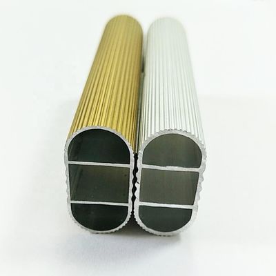 Profilo espulso di alluminio anodizzato dell'oro d'argento per la gruccia per vestiti