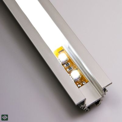 La polvere di Manica di stile LED di U ha ricoperto i profili di alluminio dell'estrusione