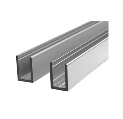 Profili di alluminio standard a forma di U dell'estrusione