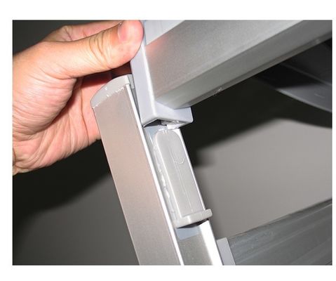 Anti racking resistente dell'alluminio del magazzino 0.70mm di slittamento